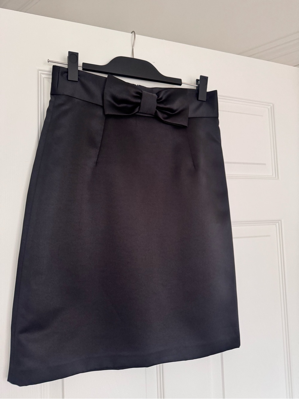 Milly Bow Waist Satin Pencil Skirt - NWT